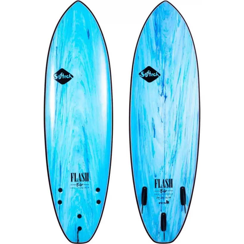 Surfbrett Softech Flash Eric Geiselman Aqua Marble