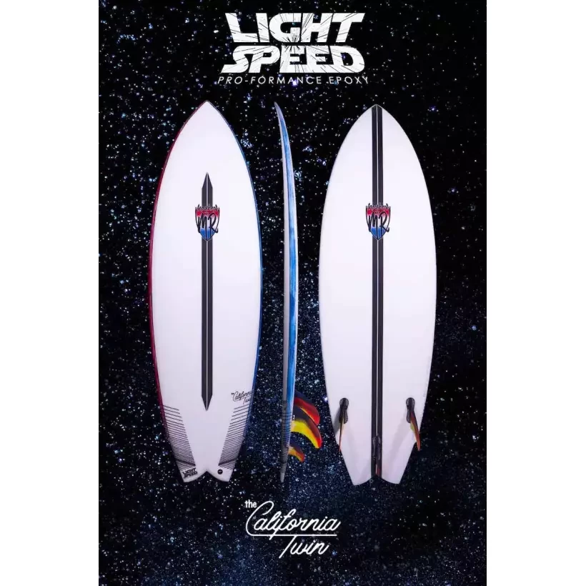 Prancha de surf Lost California twin Light Speed