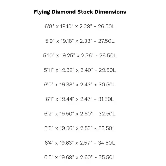 Surfboard Pukas Flying Diamond