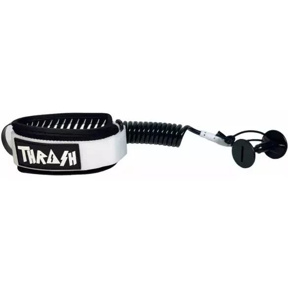 Bodyboard leash Thrash Biceps V-Grip 8mm Black And White