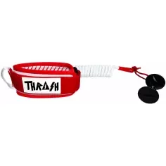 Leash für bodyboard Thrash-Bizeps V-Grip 8mm Red/White