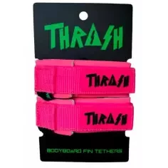 Leash de palmes de bodyboard Thrash V-Grip Pink