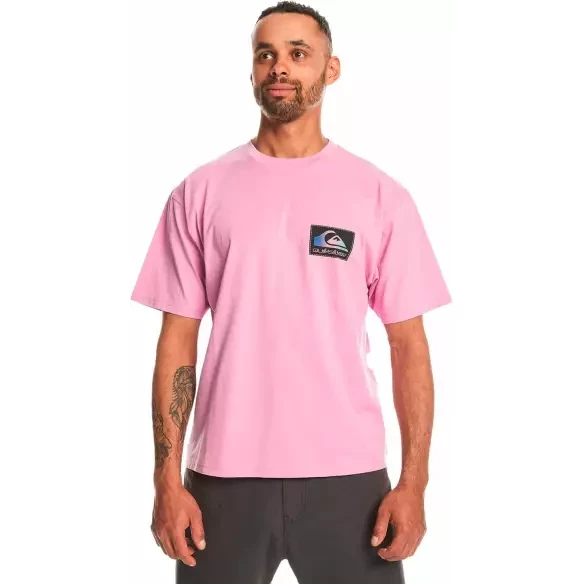 T-shirt Quiksilver back flash violet
