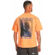 T-Shirt quiksilver back flash Tangerine 2