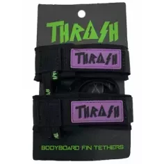 Fascetta blocca pinne Thrash V-Grip Black Logo Purple