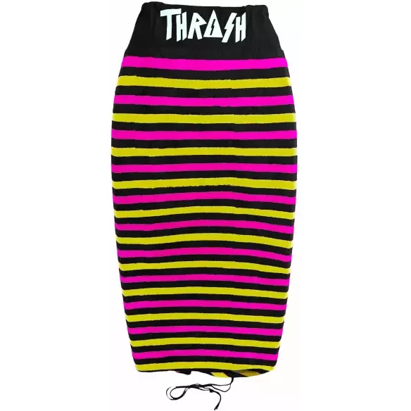 Housse bodyboard chaussette Thrash Stripe Yellow/Black/Pink
