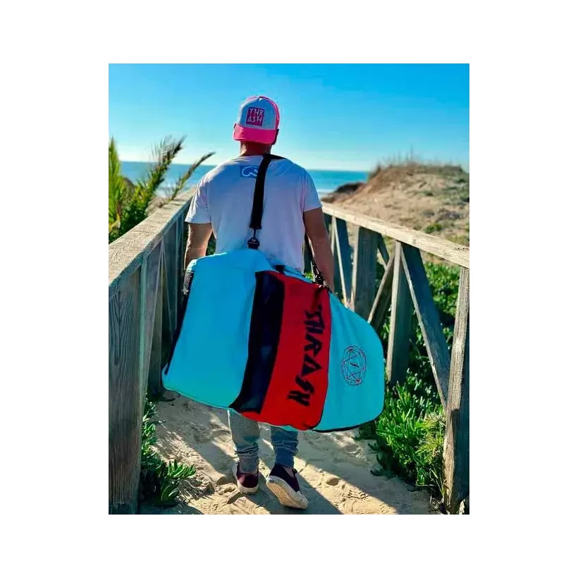 Capas de  bodyboard Thrash Daily retro Aqua Blue/Red
