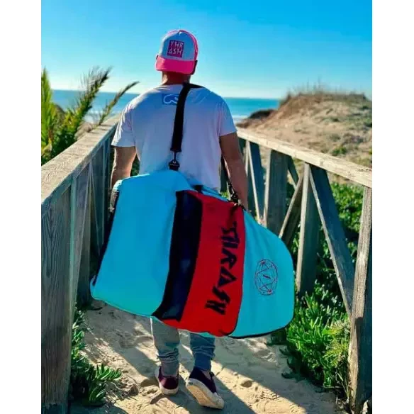 Funda de bodyboard Thrash Daily retro Aqua Blue/Red
