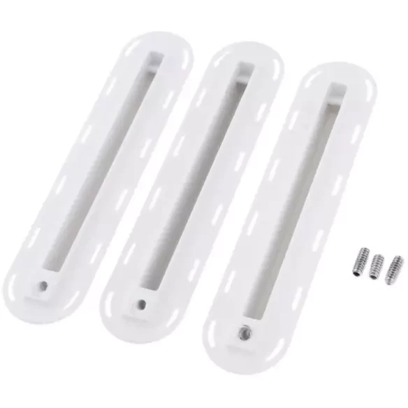 Boitiers d'ailerons M-Fins type Single Tab White