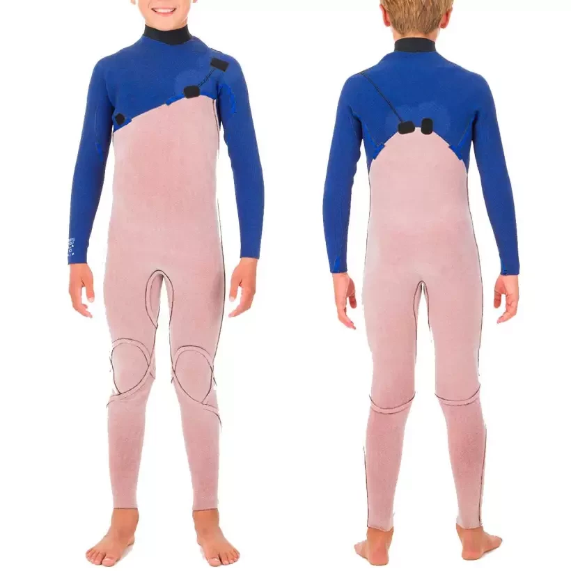 Wetsuit Rip Curl Flash-Bom 4/3mm Chest Zip  Junior 4Wild Berry