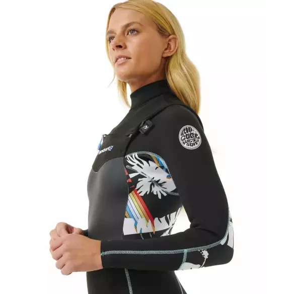 Muta  surf Rip Curl Dawn Patrol Women 4/3mm CZ Black/Multi