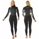Muta  surf Rip Curl Dawn Patrol Women 4/3mm CZ Black/Multi