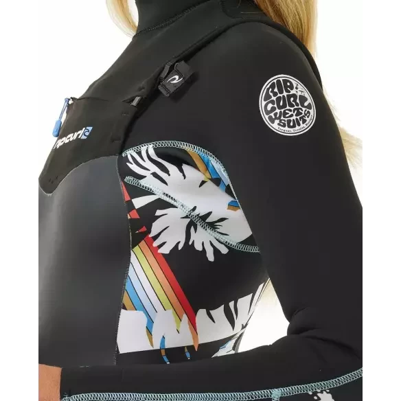 Combinaison Rip Curl Dawn Patrol 4/3mm Women CZ Black/Multi