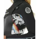 Fato Surf Rip Curl Dawn Patrol Women 4/3mm CZ Black/Multi