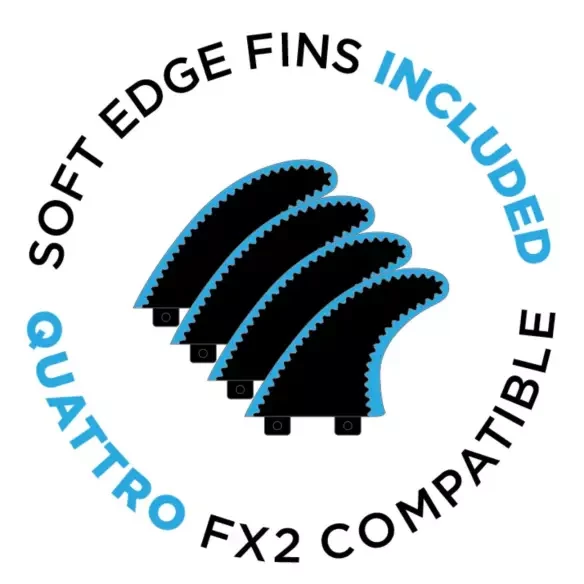 Pranchas de surf soft board MDNS Eps Core Quad Fish