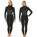 Wetsuit Rip Curl Dawn Patrol Women 4/3mm CZ Black