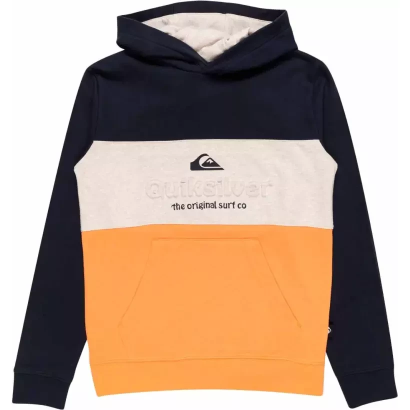 Sudadera Quiksilver Emboss Block Navy Blazer Junior