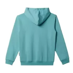 Sudadera Quiksilver big logo turquesa Junior 2
