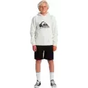 Suéter Quiksilver big logo Beige Junior