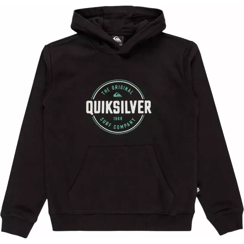 Felpa Quiksilver Circle Up Black Junior