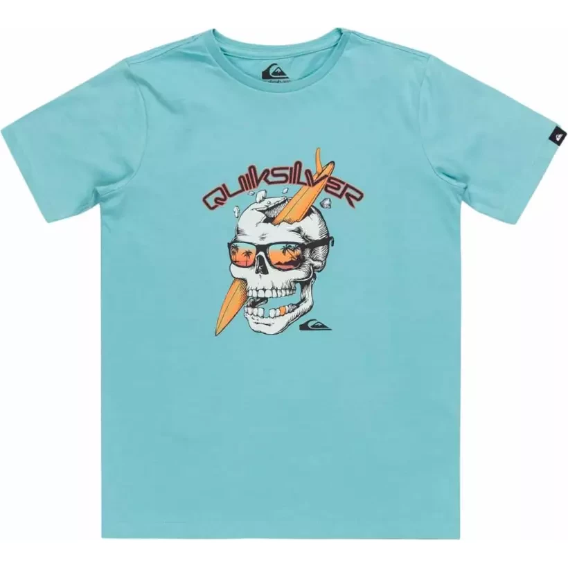 Quiksilver One Last Surf Marine Blue Junior T-Shirt