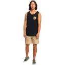 Camiseta quiksilver Long Fade black