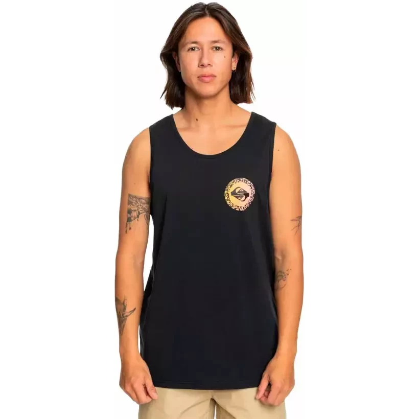 T-shirt Quiksilver Long Fade black