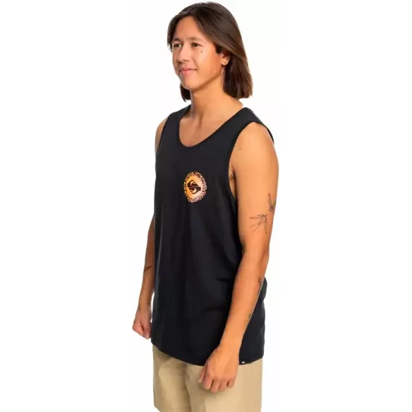 T-shirt Quiksilver Long Fade black