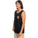 T-shirt Quiksilver Long Fade black