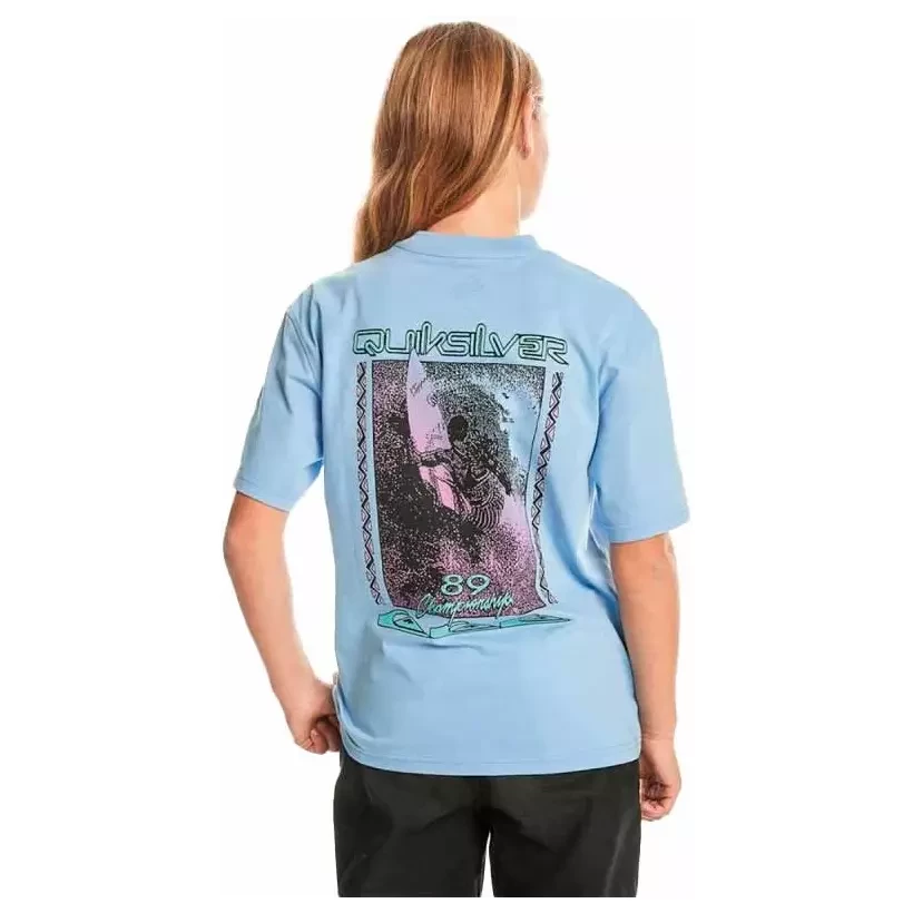 Maglietta Quiksilver Back Flash Hydrangea Junior