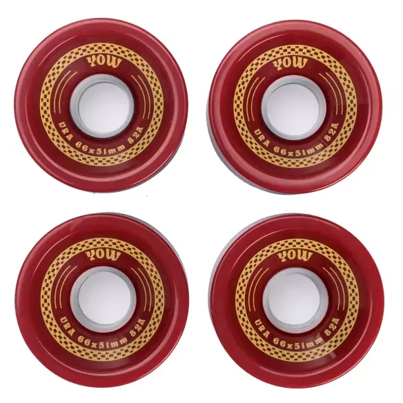 Rodas Yow URA 66mm 82a Ketchup
