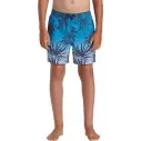Maiô quiksilver mix volley Blue Fog Junior