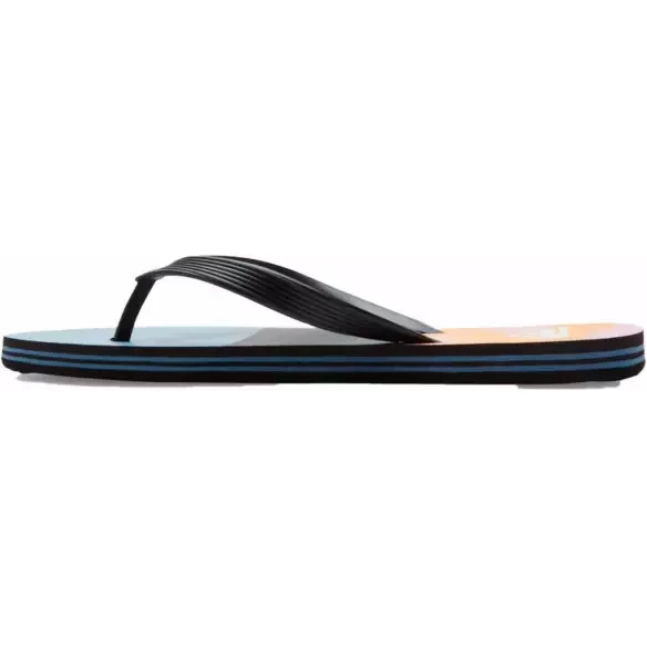 Flip-Flops Von Quiksilver Molokai Stripe Black/Pink/Blue