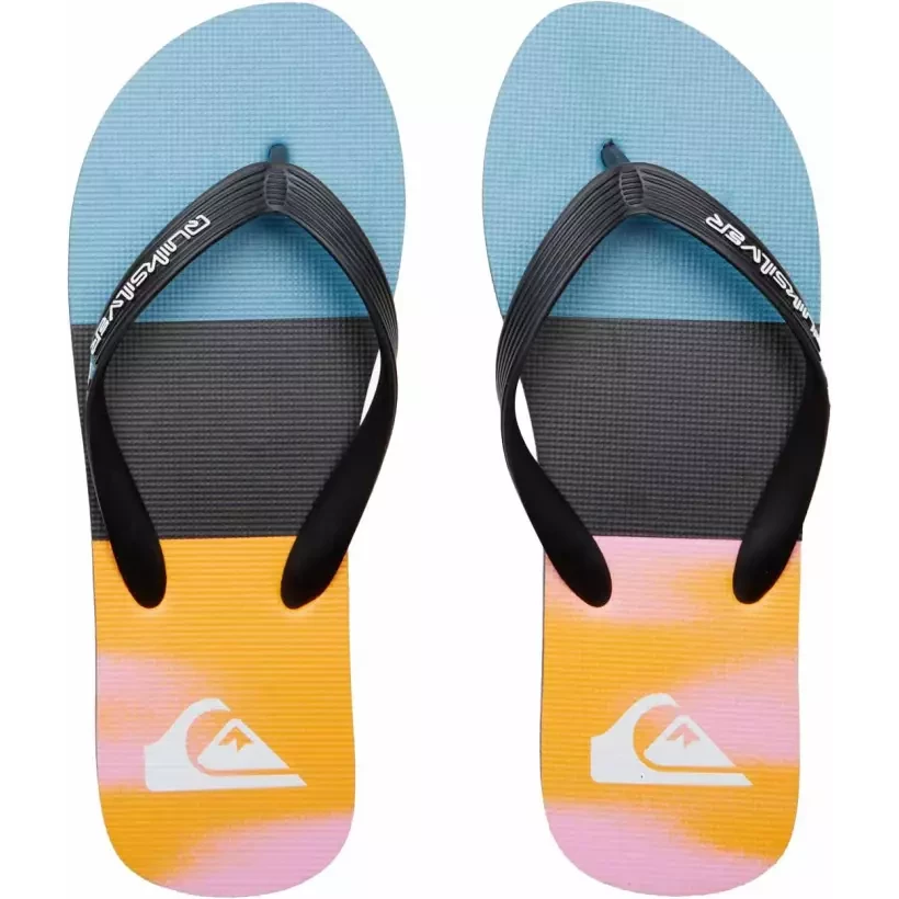 Chanclas Quiksilver Molokai Stripe Black/Pink/Blue