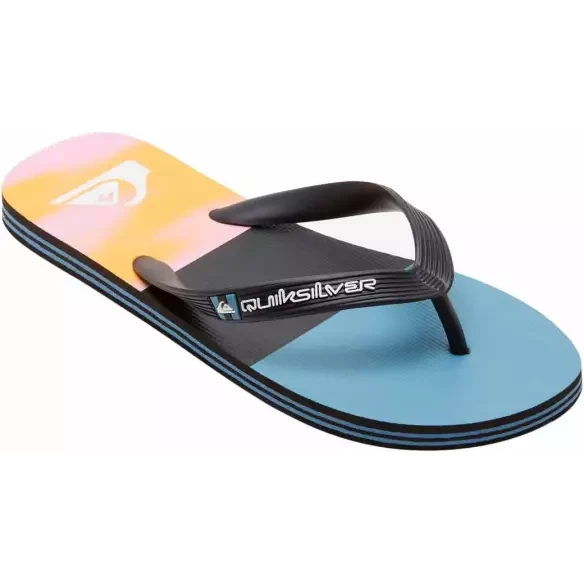 Infradito Quiksilver Molokai Stripe Black/Pink/Blue