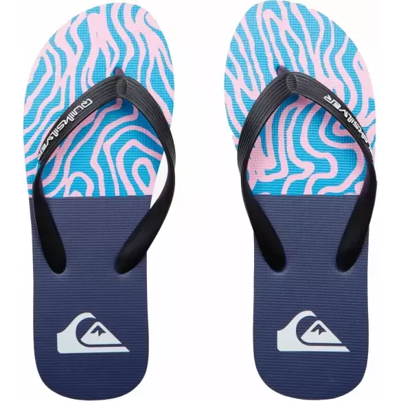 Chanclas Quiksilver Molokai Art Black/Blue/Pink
