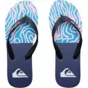 Tongs Quiksilver Molokai Art Black/Blue/Pink