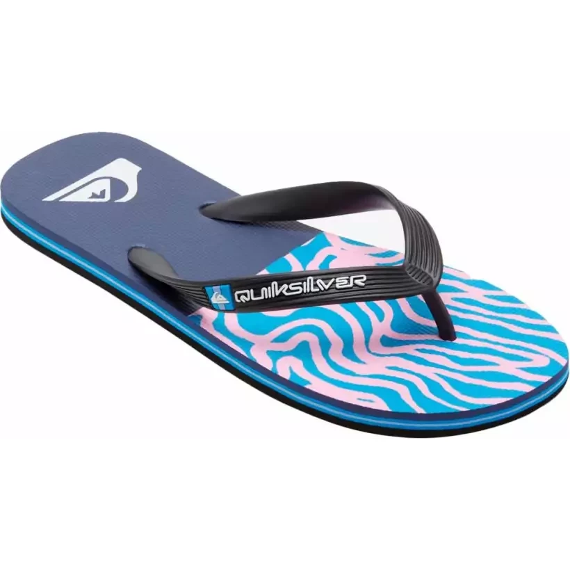 Chanclas Quiksilver Molokai Art Black/Blue/Pink