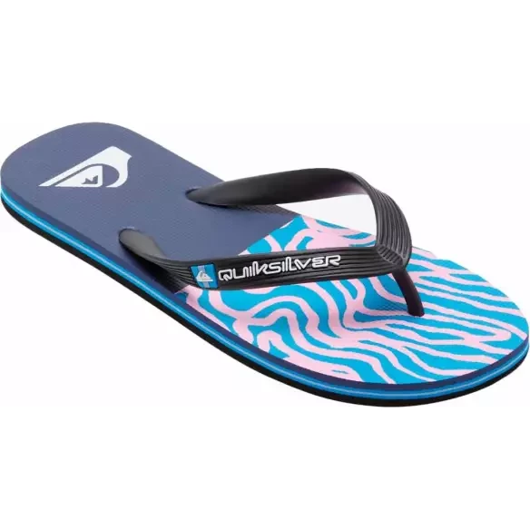 Chanclas Quiksilver Molokai Art Black/Blue/Pink