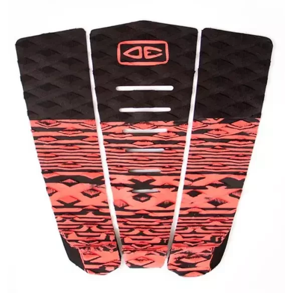 Ocean & Earth Blazed Tail pad Coral/Black