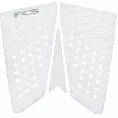 Grip de surf FCS T3 Fish Eco White Cool grey