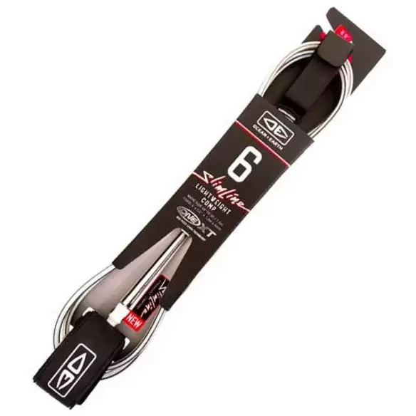 Leash Ocean & Earth SLIMLINE Comp Leash Black/White