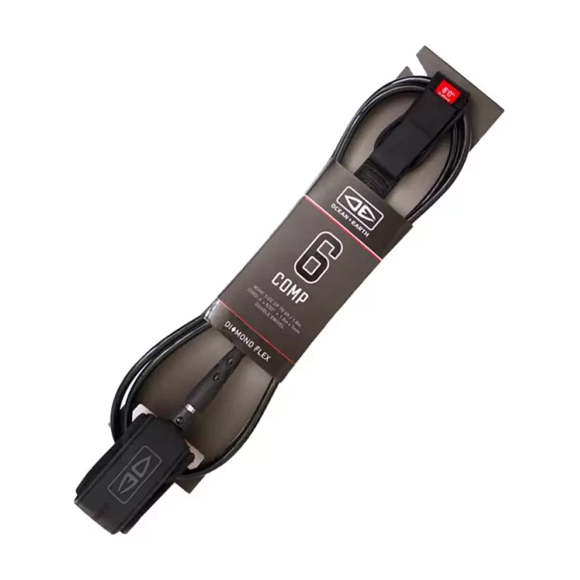 Surf Leash Ocean & Earth Diamond Flex Comp Black