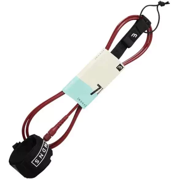Leash surf MDNS Longboard Ankle Garnet