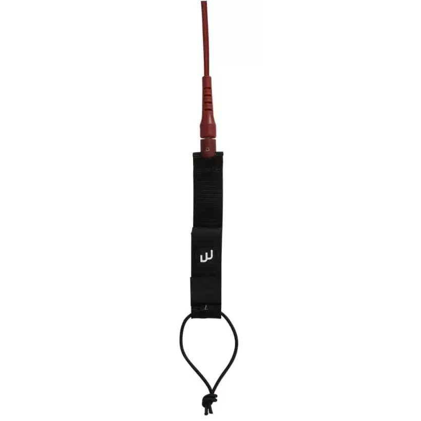 Surf Leash MDNS Longboard Ankle Garnet