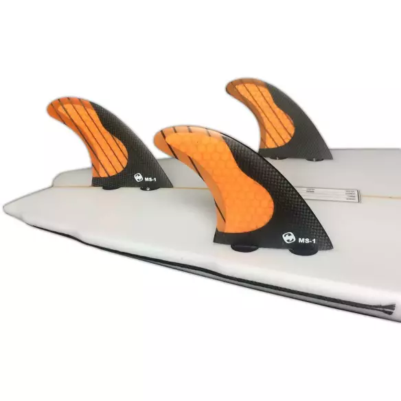 Quilhas surf Mundo Surf MS-1 Carbon Corelite Orange
