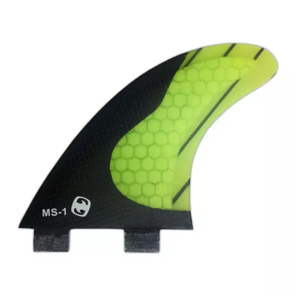 Quilhas surf Mundo Surf MS-1 Carbon Corelite Yellow