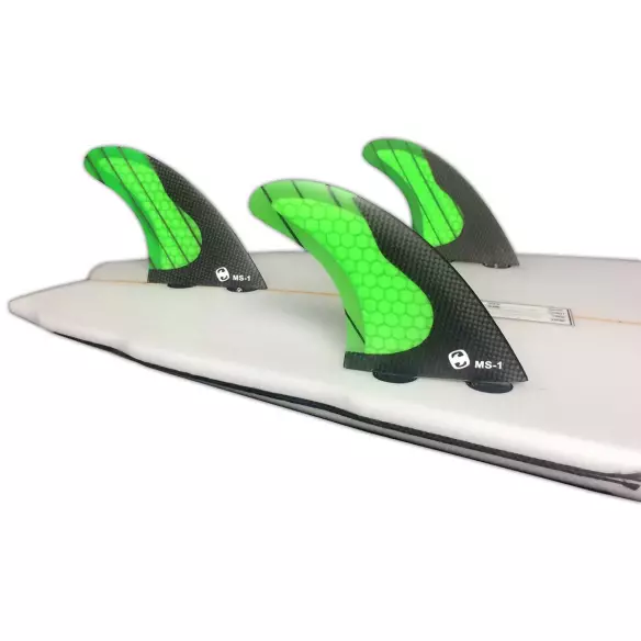 Quilhas surf Mundo Surf MS-1 Carbon Corelite Green