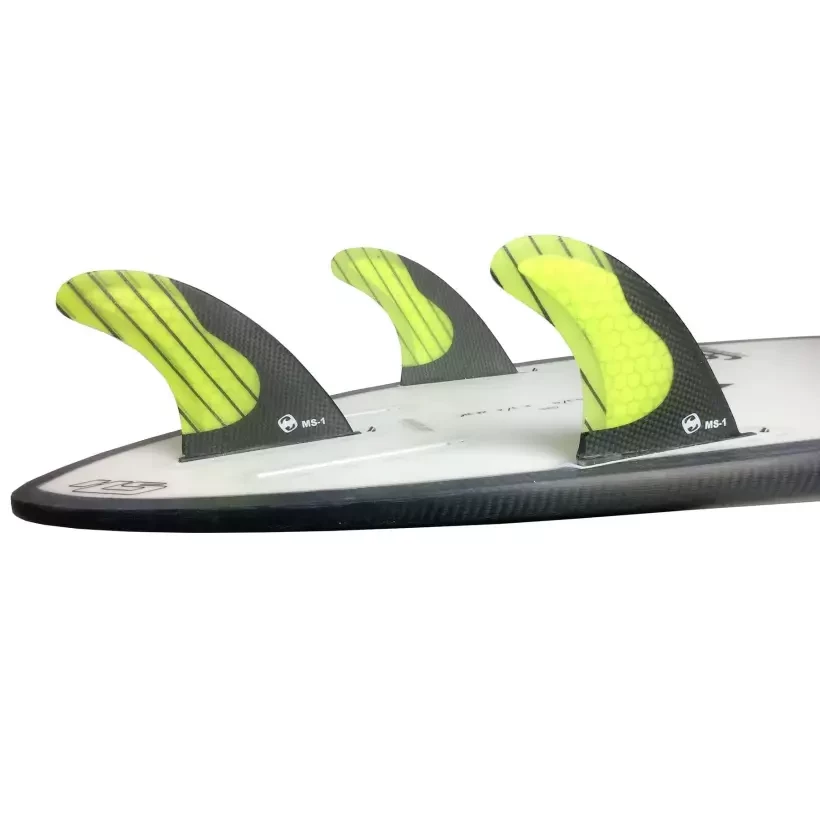 Pinne Mondo-Surf MS-1 Carbon Single Tab Yellow