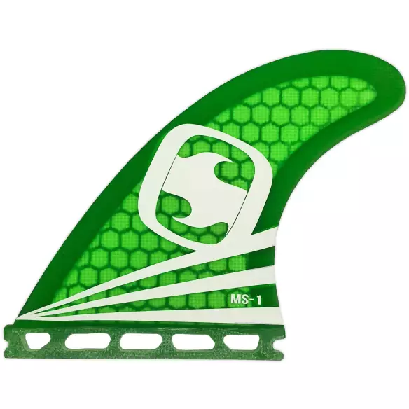 Ailerons de surf Mundo-surf MS-1 Core Lite Single Tab Green